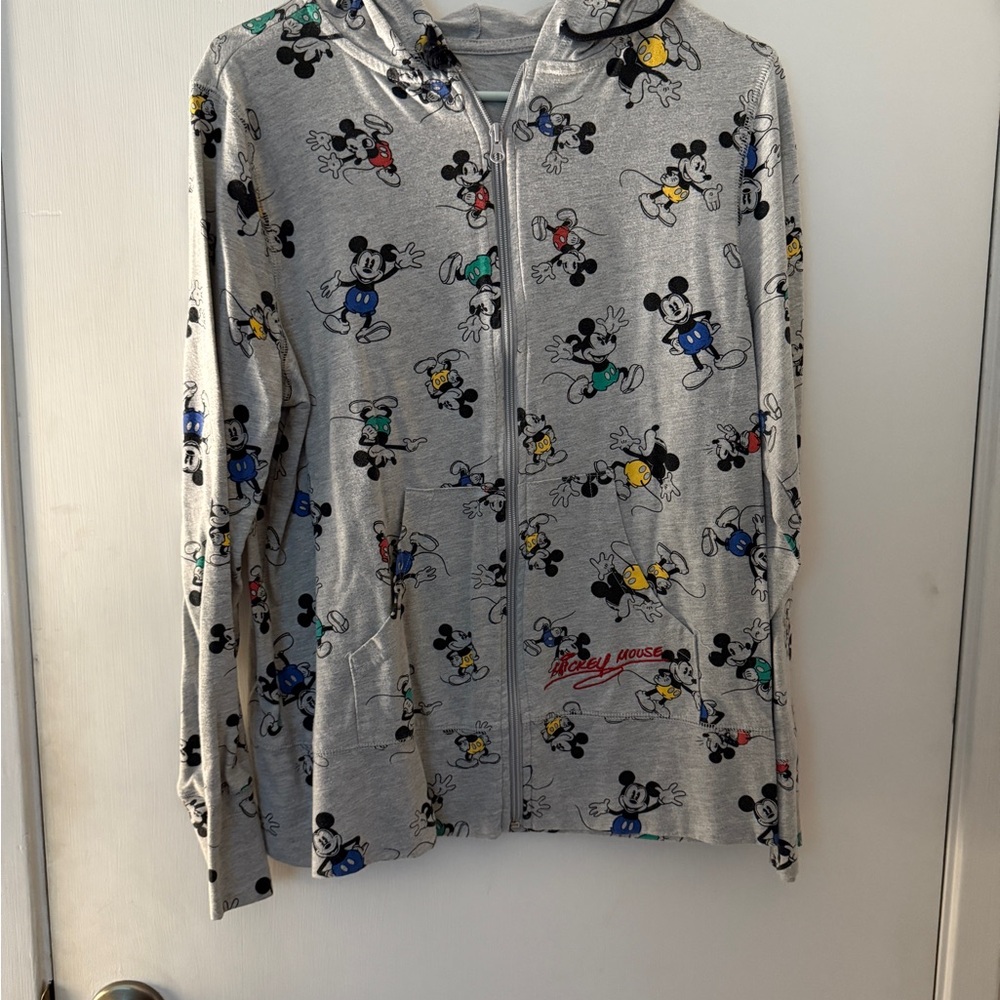 Disney Gray Mickey Mouse Hoodie